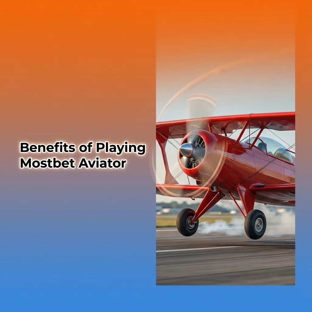Infographic titled “Benefits of Playing Mostbet Aviator” listing fast crash rounds, cash‑out control, low stakes, mobile and demo options