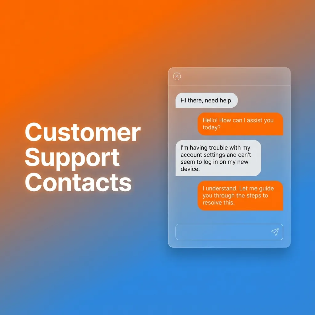 Illustration of customer contacting support via chat, email, phone, and messaging apps for deposit-related help