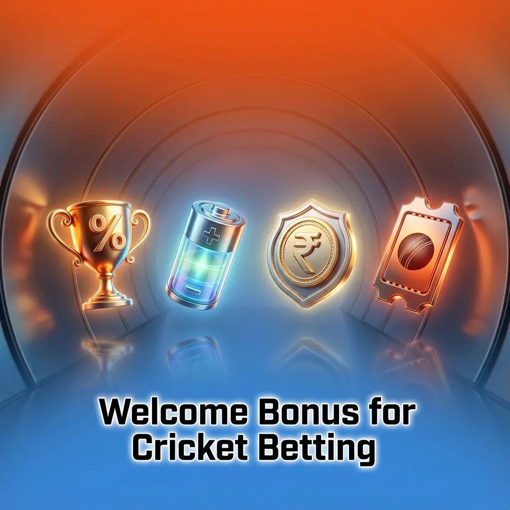 Banner showing “125% up to ₹34,000 + 250 Free Spins” welcome bonus for new cricket betting users in India