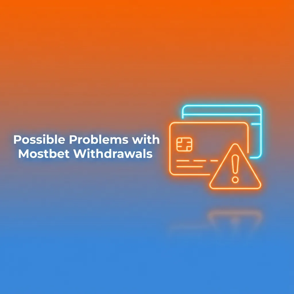 Infographic listing common Mostbet India withdrawal issues like KYC pending, limits, mismatched bank details, and provider delays