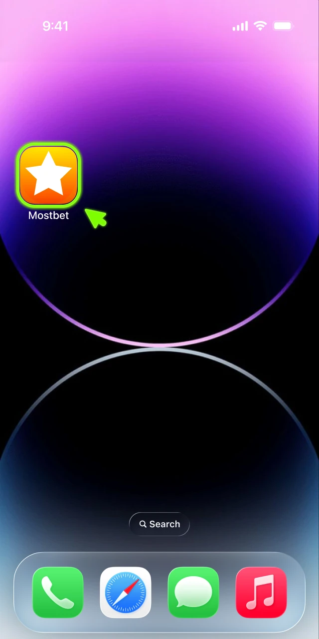 Launch the Mostbet App and log in to start playing.