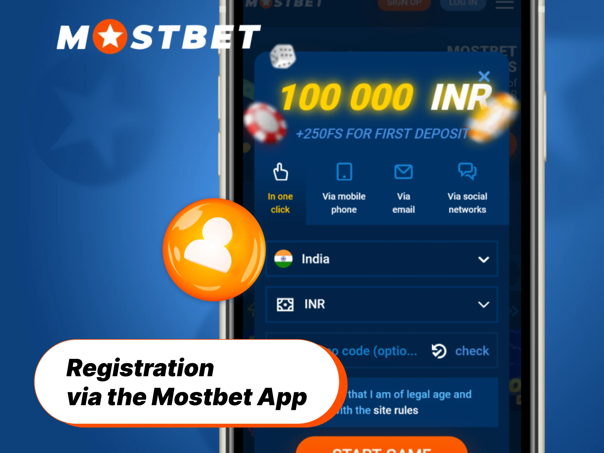 app registration via app