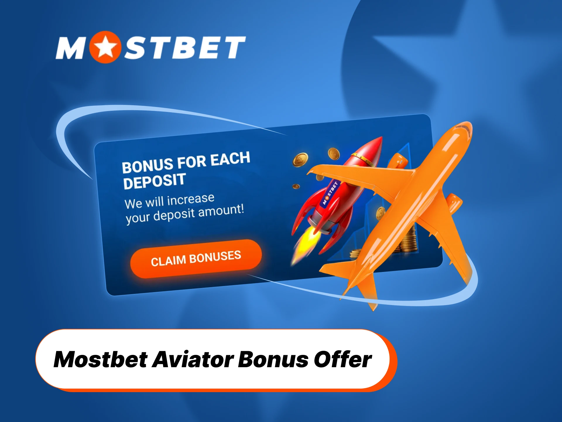 Activate your Mostbet Aviator game bonus to increase winning chances.