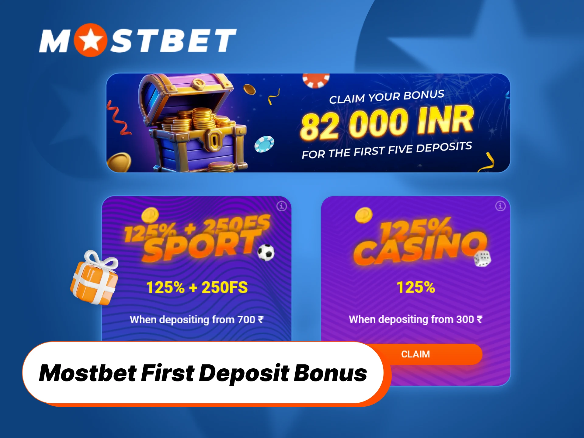 Claim a 125% Welcome Bonus on your first Mostbet deposit.