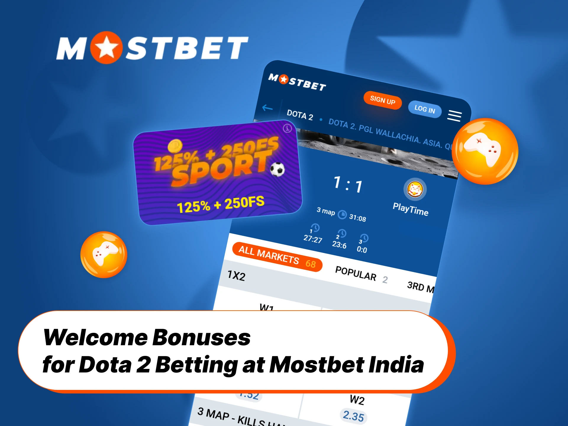 Claim a generous Welcome Bonus for Mostbet Dota 2 betting today.