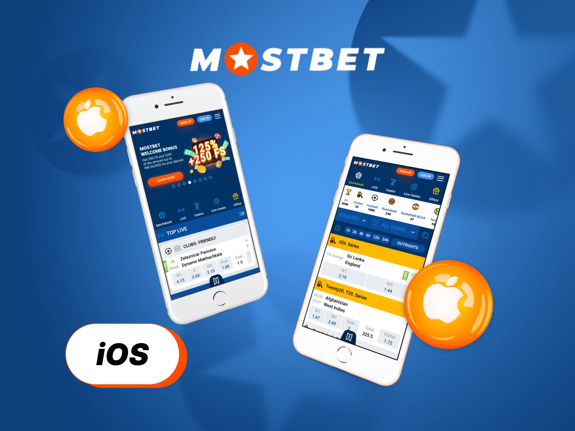 Install the Mostbet India iOS app and access sports markets instantly.