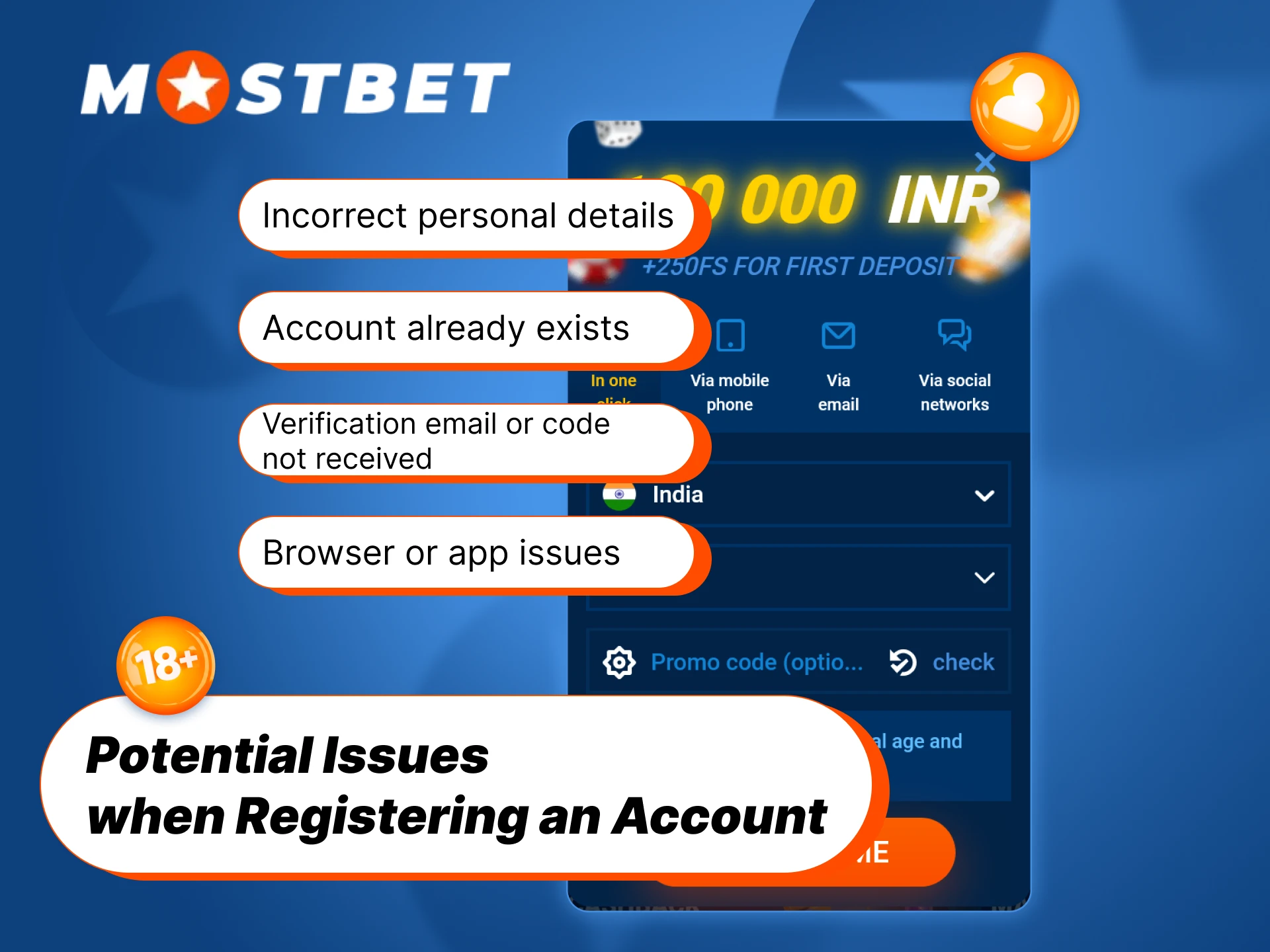 Resolve any potential Mostbet registration issues to access your account.